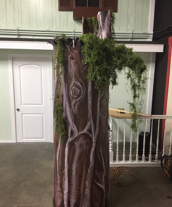 Finished Trees with Moss